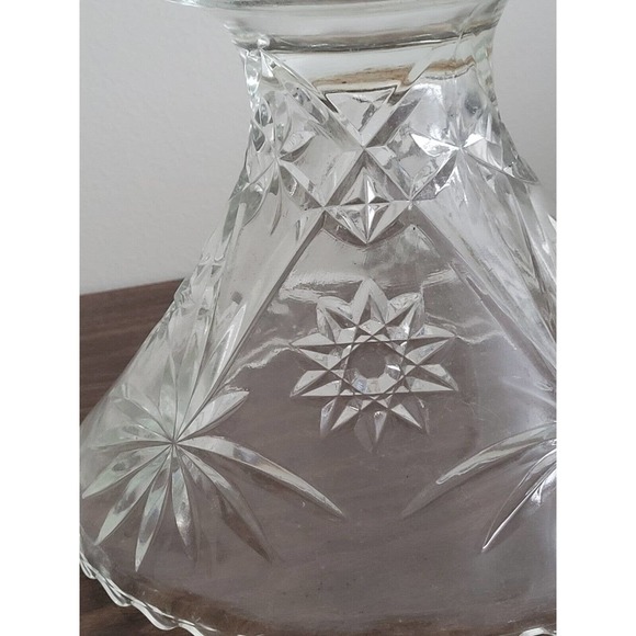 ANCHOR HOCKING Early American Prescut 700/674 Punch Bowl Set with cups ladle - Picture 8 of 14